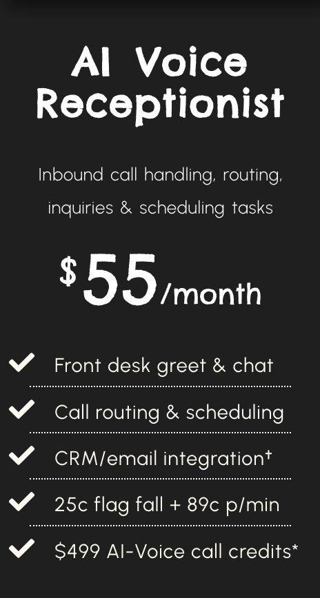 AI Voice Receptionist